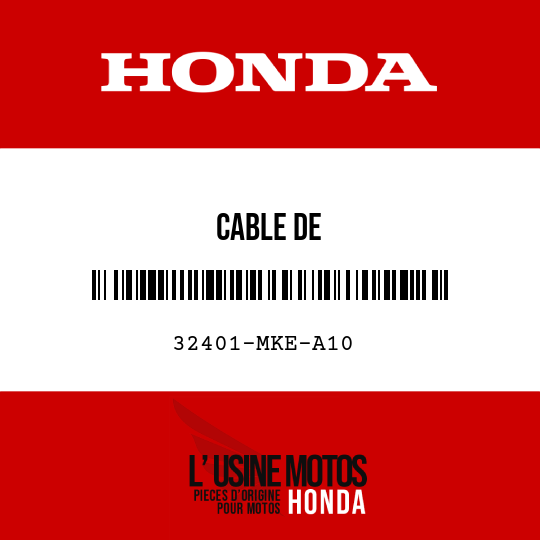 image de 32401-MKE-A10 CABLE DE