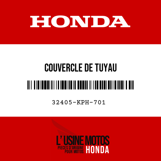 image de 32405-KPH-701 COUVERCLE DE TUYAU