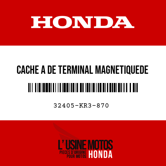 image de 32405-KR3-870 CACHE A DE TERMINAL MAGNETIQUEDE DEMARREUR