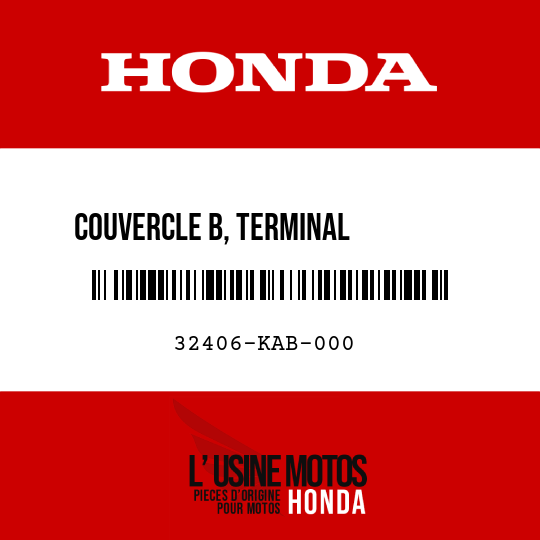 image de 32406-KAB-000 COUVERCLE B, TERMINAL         MAGNETIQUE DEMARREUR