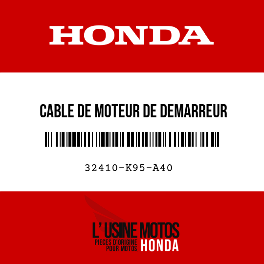 image de 32410-K95-A40 CABLE DE MOTEUR DE DEMARREUR