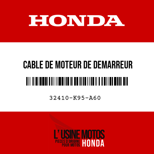 image de 32410-K95-A60 CABLE DE MOTEUR DE DEMARREUR