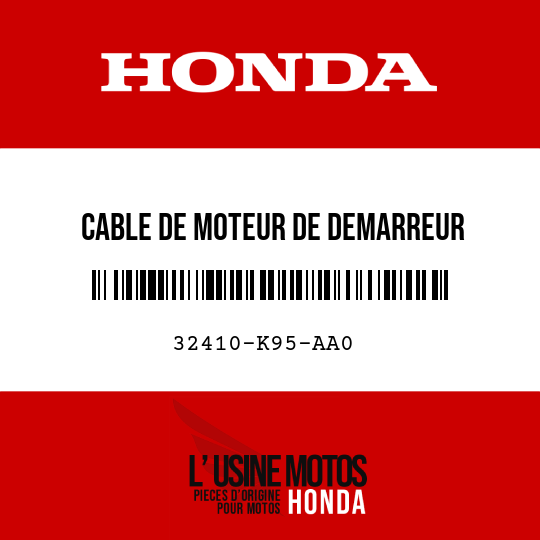 image de 32410-K95-AA0 CABLE DE MOTEUR DE DEMARREUR