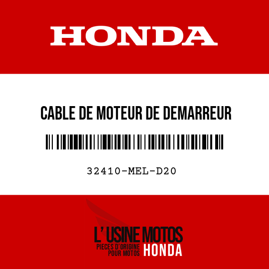 image de 32410-MEL-D20 CABLE DE MOTEUR DE DEMARREUR