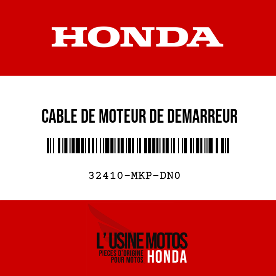image de 32410-MKP-DN0 CABLE DE MOTEUR DE DEMARREUR
