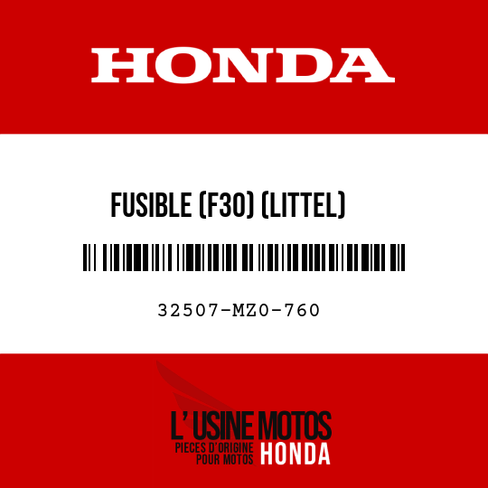 image de 32507-MZ0-760 FUSIBLE (F30) (LITTEL)