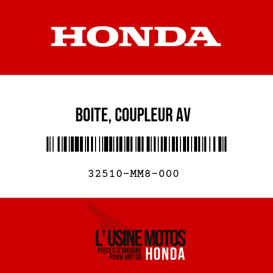 image de 32510-MM8-000 BOITE, COUPLEUR AV
