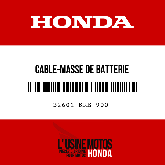 image de 32601-KRE-900 CABLE-MASSE DE BATTERIE