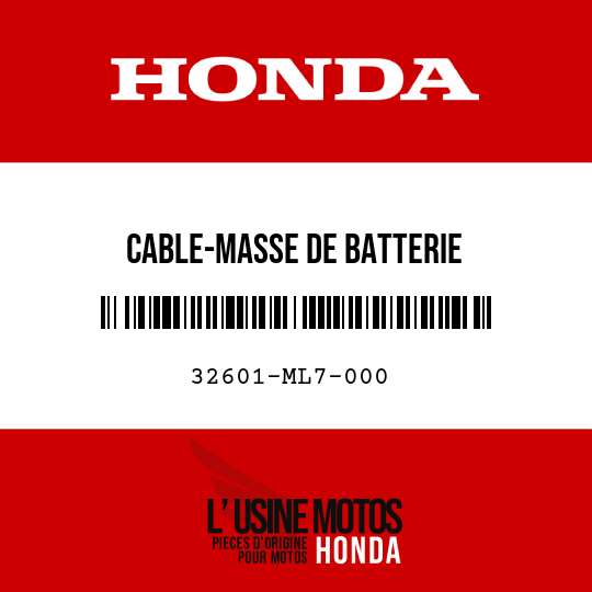 image de 32601-ML7-000 CABLE-MASSE DE BATTERIE