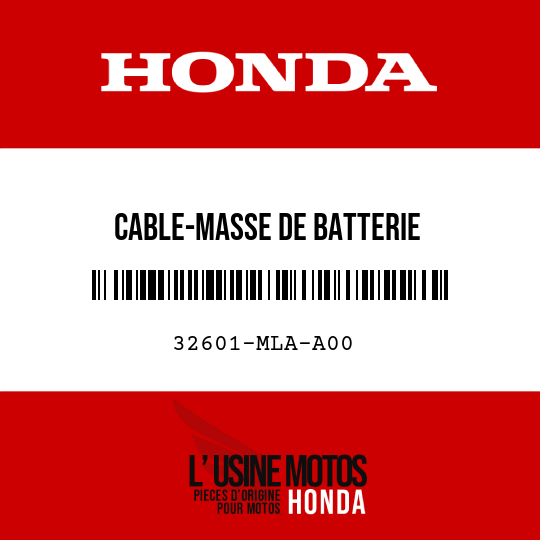 image de 32601-MLA-A00 CABLE-MASSE DE BATTERIE