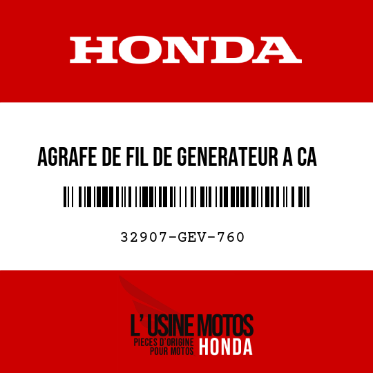 image de 32907-GEV-760 AGRAFE DE FIL DE GENERATEUR A CA