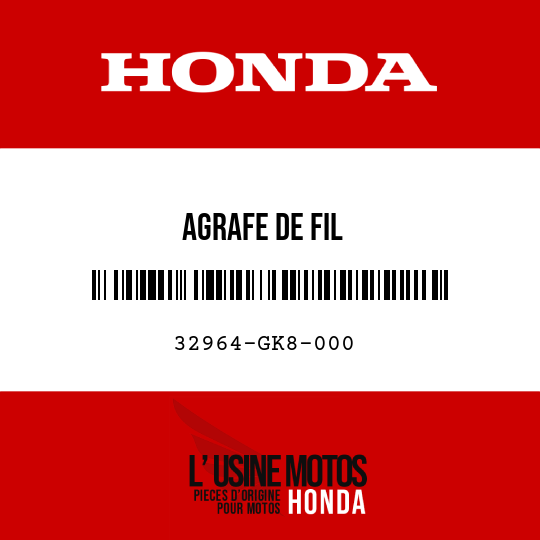 image de 32964-GK8-000 AGRAFE DE FIL