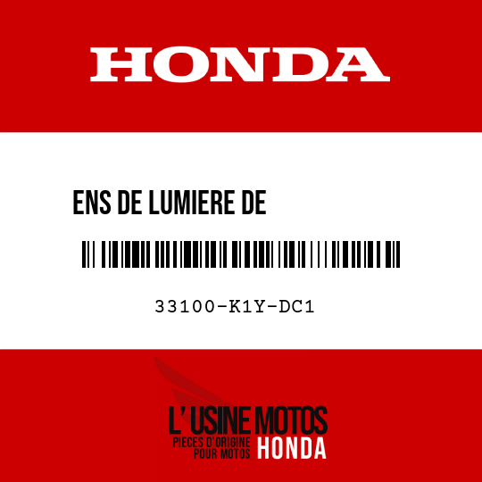 image de 33100-K1Y-DC1 ENS DE LUMIERE DE            COMBINAISON AV