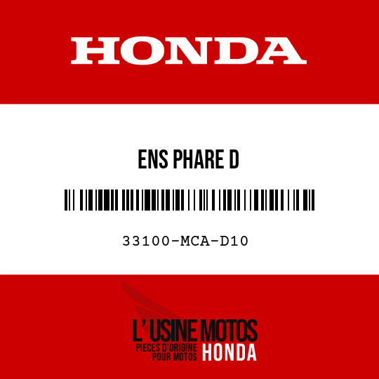 image de 33100-MCA-D10 ENS PHARE D