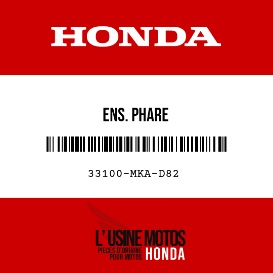 image de 33100-MKA-D82 ENS. PHARE