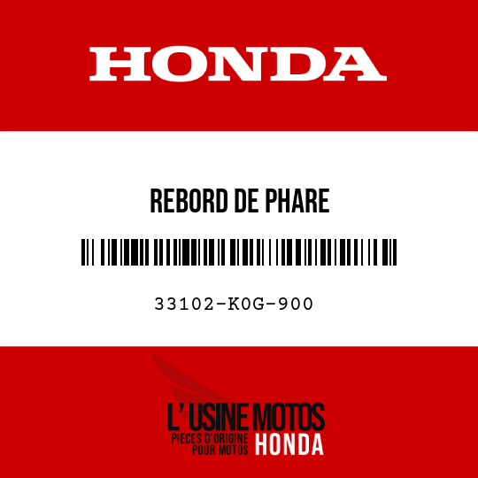image de 33102-K0G-900 REBORD DE PHARE