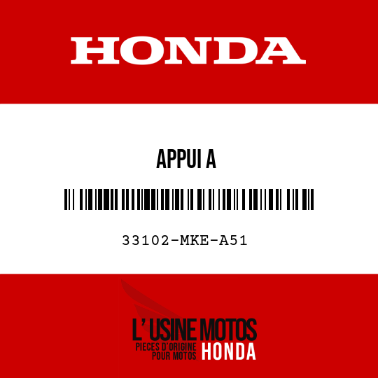 image de 33102-MKE-A51 APPUI A