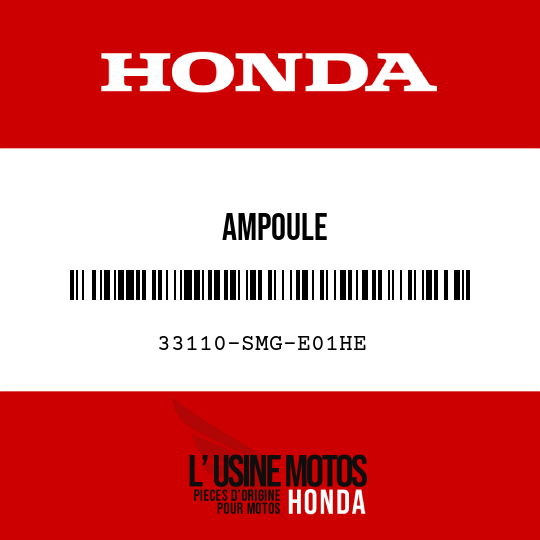 image de 33110-SMG-E01HE AMPOULE