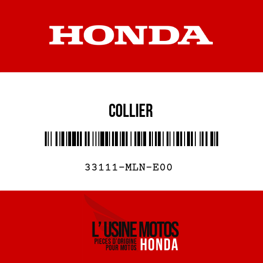 image de 33111-MLN-E00 COLLIER