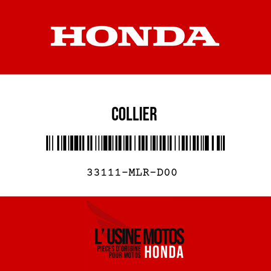 image de 33111-MLR-D00 COLLIER