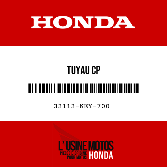 image de 33113-KEY-700 TUYAU CP