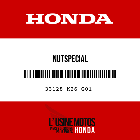 image de 33128-K26-G01 NUTSPECIAL