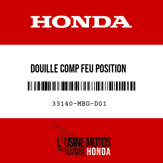 image de 33140-MBG-D01 DOUILLE COMP FEU POSITION