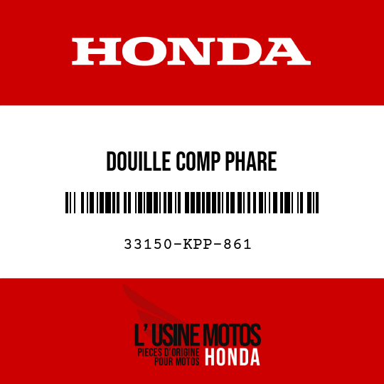 image de 33150-KPP-861 DOUILLE COMP PHARE