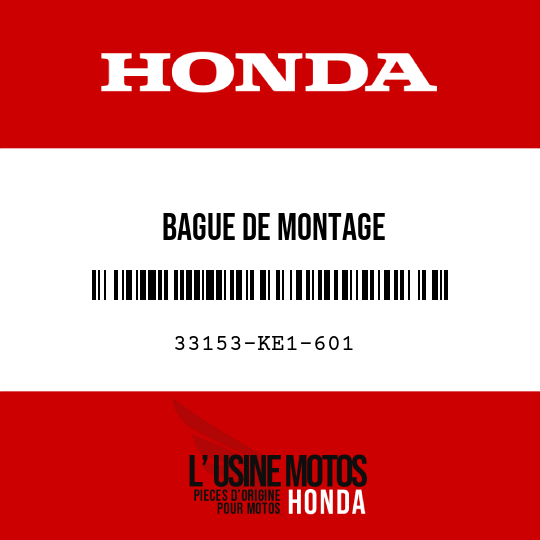 image de 33153-KE1-601 BAGUE DE MONTAGE