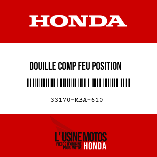 image de 33170-MBA-610 DOUILLE COMP FEU POSITION