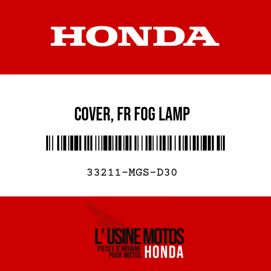 image de 33211-MGS-D30 COVER, FR FOG LAMP