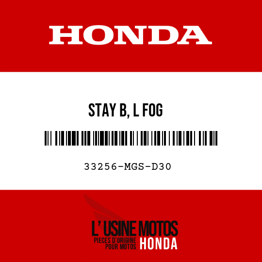 image de 33256-MGS-D30 STAY B, L FOG