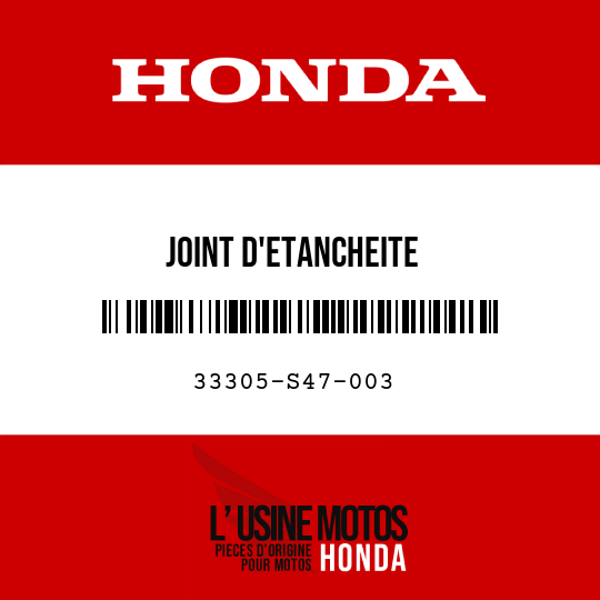 image de 33305-S47-003 JOINT D'ETANCHEITE