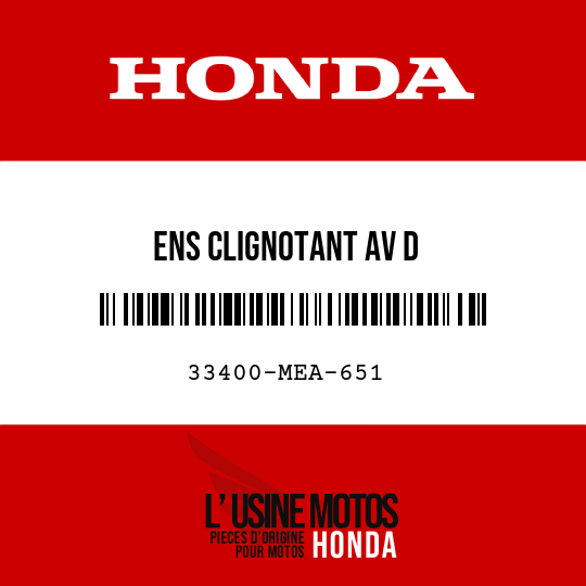 image de 33400-MEA-651 ENS CLIGNOTANT AV D