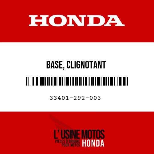 image de 33401-292-003 BASE, CLIGNOTANT