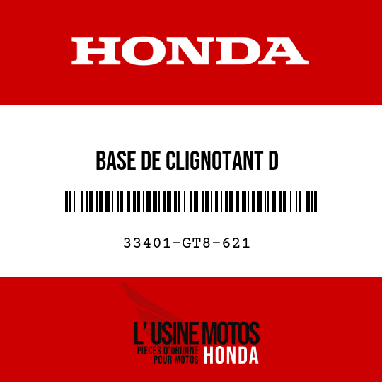 image de 33401-GT8-621 BASE DE CLIGNOTANT D