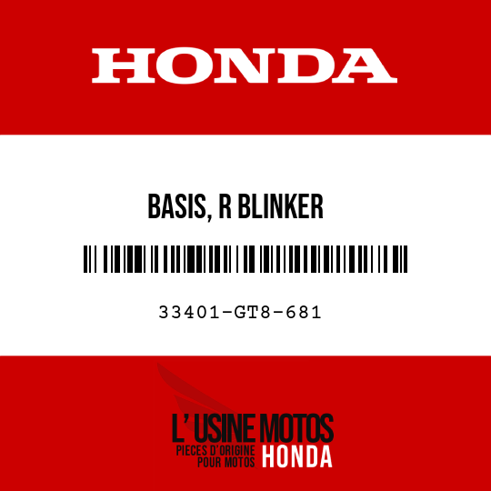 image de 33401-GT8-681 BASIS, R BLINKER
