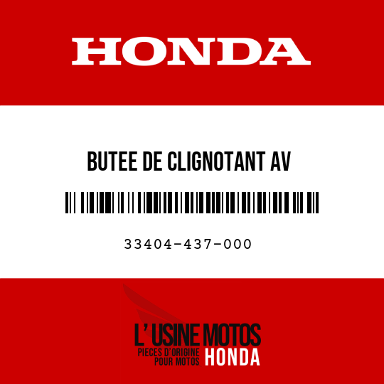 image de 33404-437-000 BUTEE DE CLIGNOTANT AV