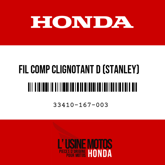 image de 33410-167-003 FIL COMP CLIGNOTANT D (STANLEY)