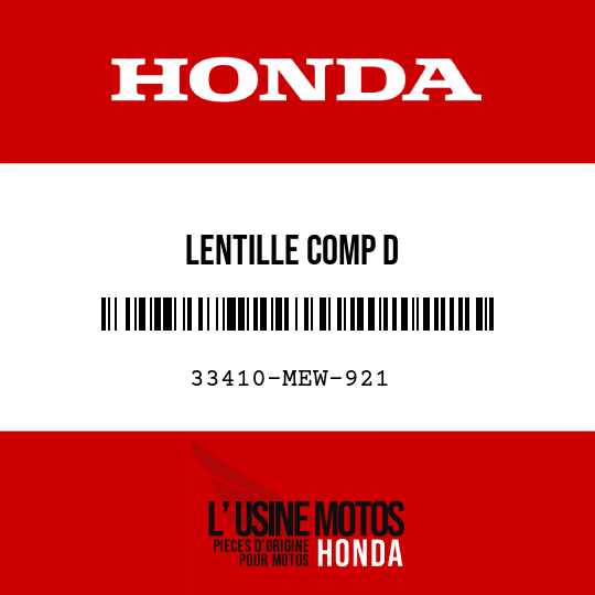 image de 33410-MEW-921 LENTILLE COMP D