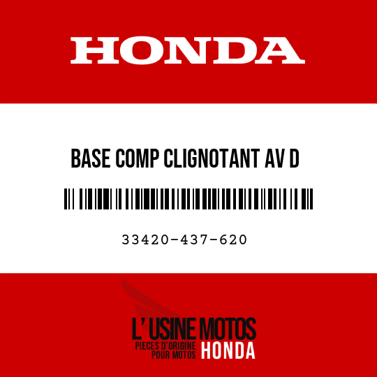 image de 33420-437-620 BASE COMP CLIGNOTANT AV D