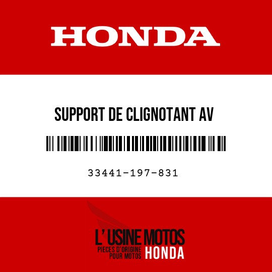 image de 33441-197-831 SUPPORT DE CLIGNOTANT AV