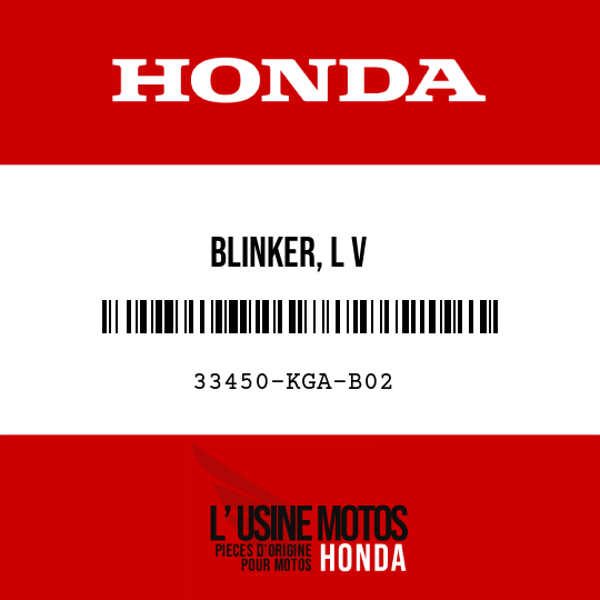 image de 33450-KGA-B02 BLINKER, L V