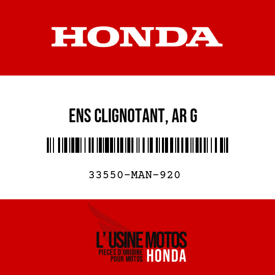 image de 33550-MAN-920 ENS CLIGNOTANT, AR G