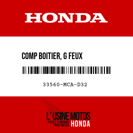 image de 33560-MCA-D32 COMP BOITIER, G FEUX        COMBINES
