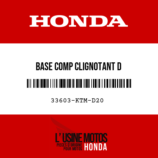image de 33603-KTM-D20 BASE COMP CLIGNOTANT D
