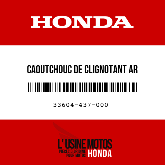 image de 33604-437-000 CAOUTCHOUC DE CLIGNOTANT AR