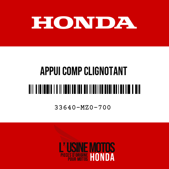 image de 33640-MZ0-700 APPUI COMP CLIGNOTANT