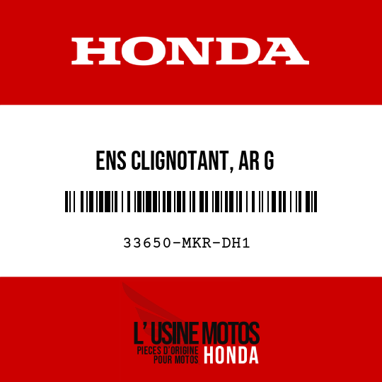 image de 33650-MKR-DH1 ENS CLIGNOTANT, AR G