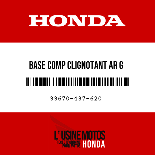 image de 33670-437-620 BASE COMP CLIGNOTANT AR G
